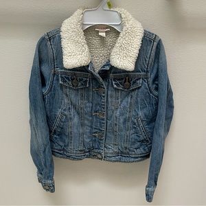 Cat & Jack Sherpa Lined Denim Jacket